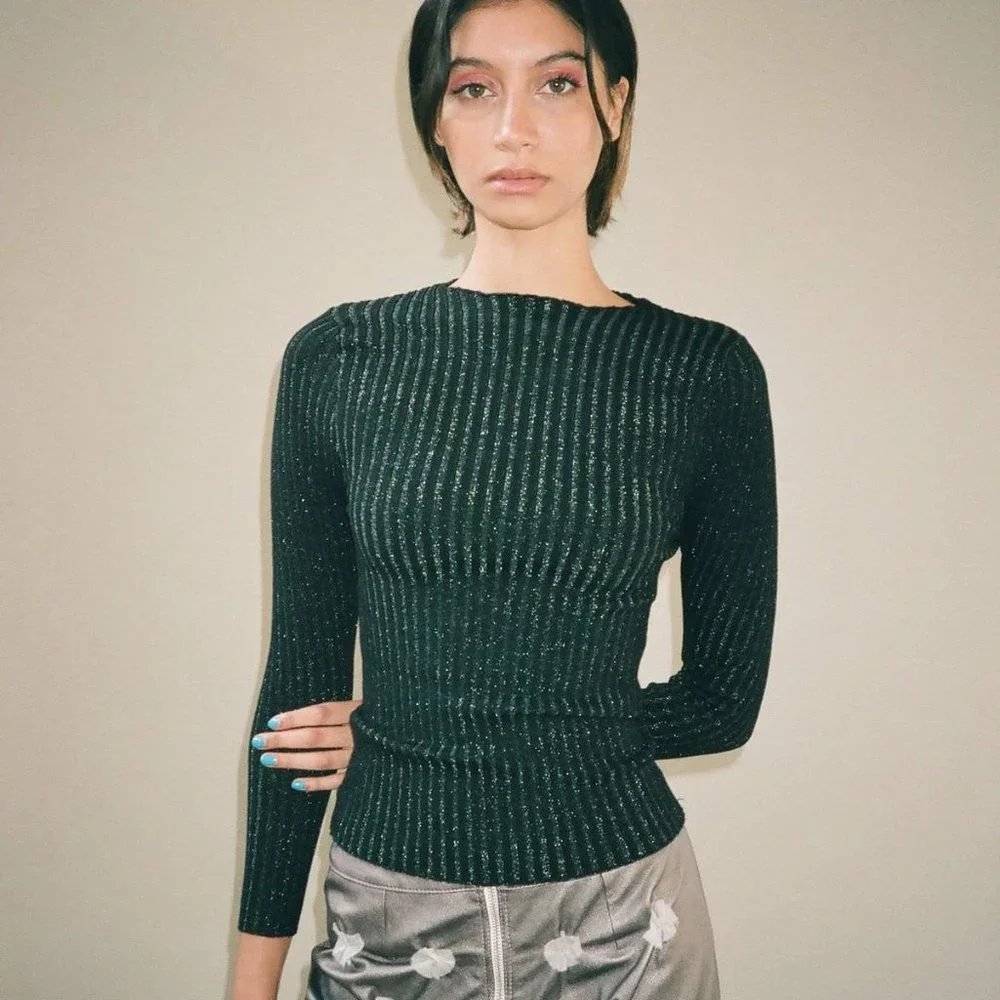 GIU GIU NONNA JEWEL LONG SLEEVE - Picture 1 of 10